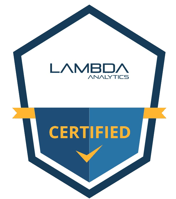 Credencial Lambda Analytics Certified